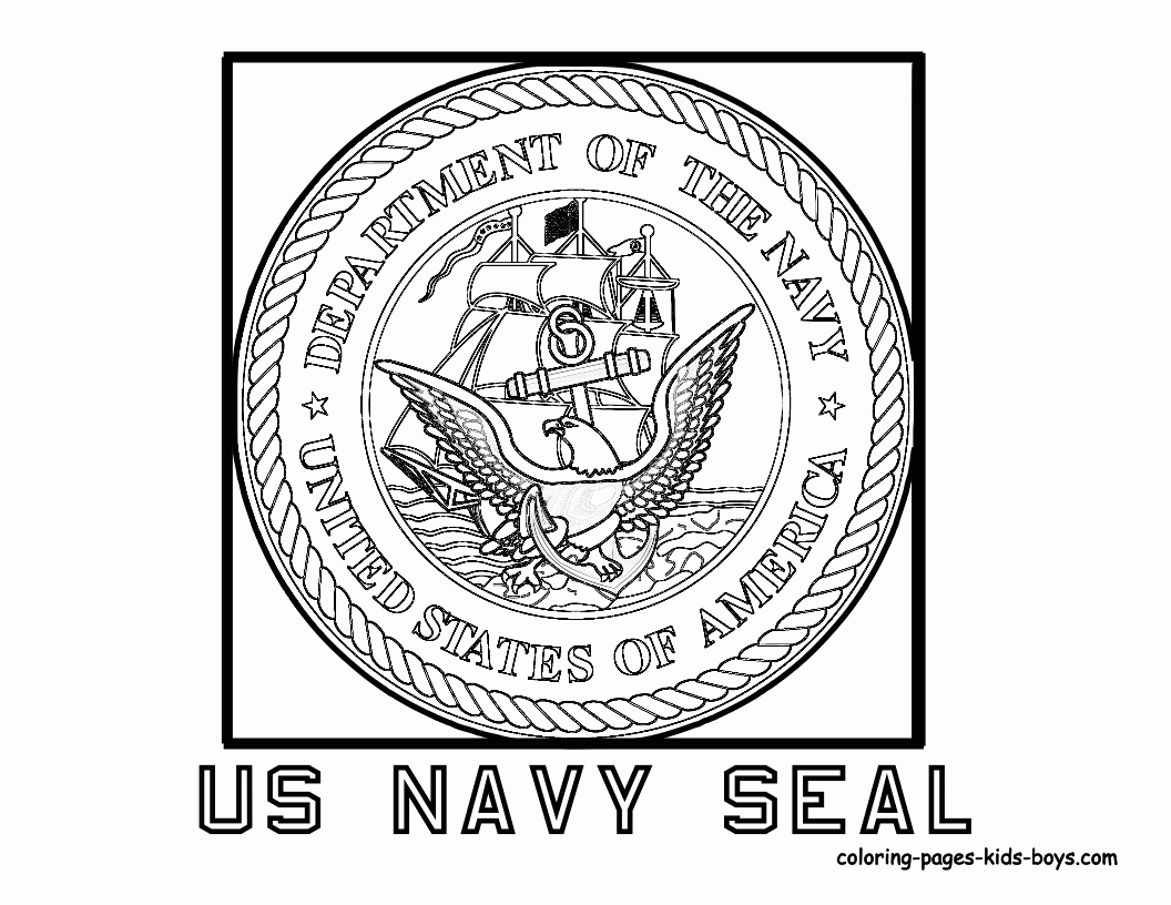 Military Emblems Coloring Pages Coloring Home