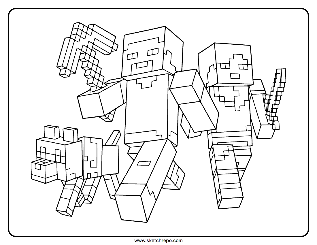 printable minecraft craft