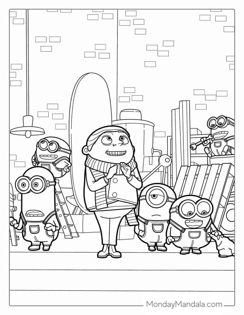 Minions Images To Color And Print Infoupdate