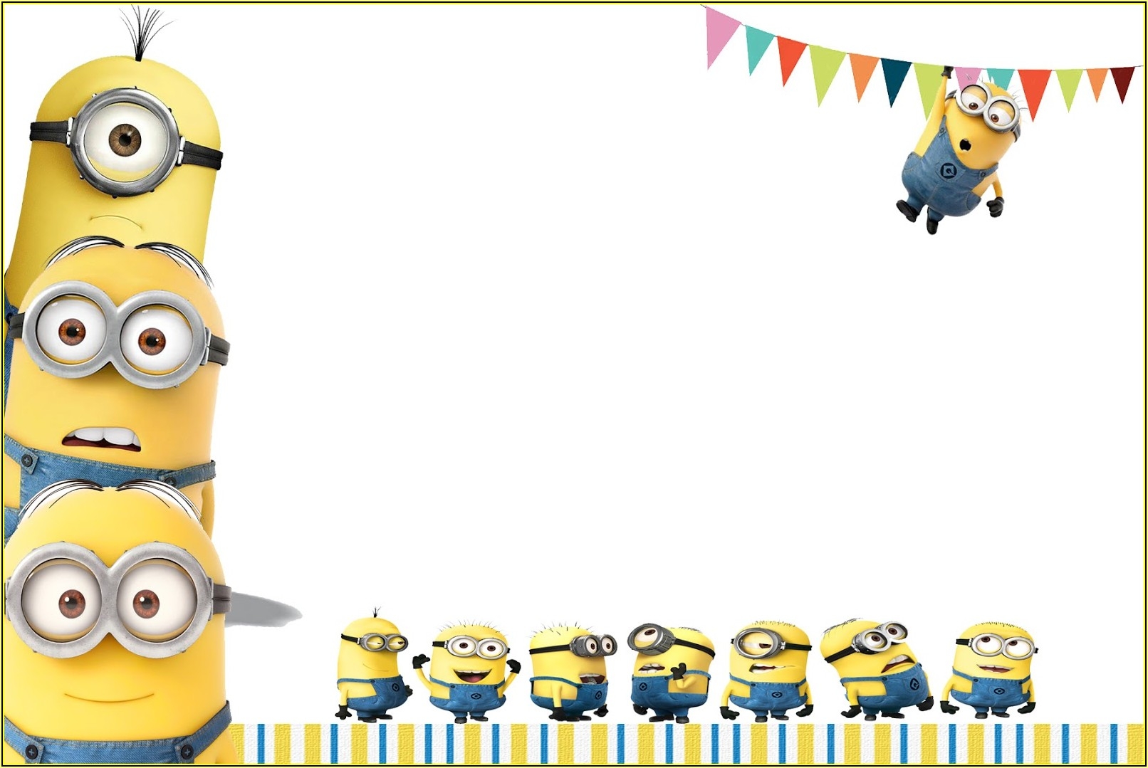 minions invitation template