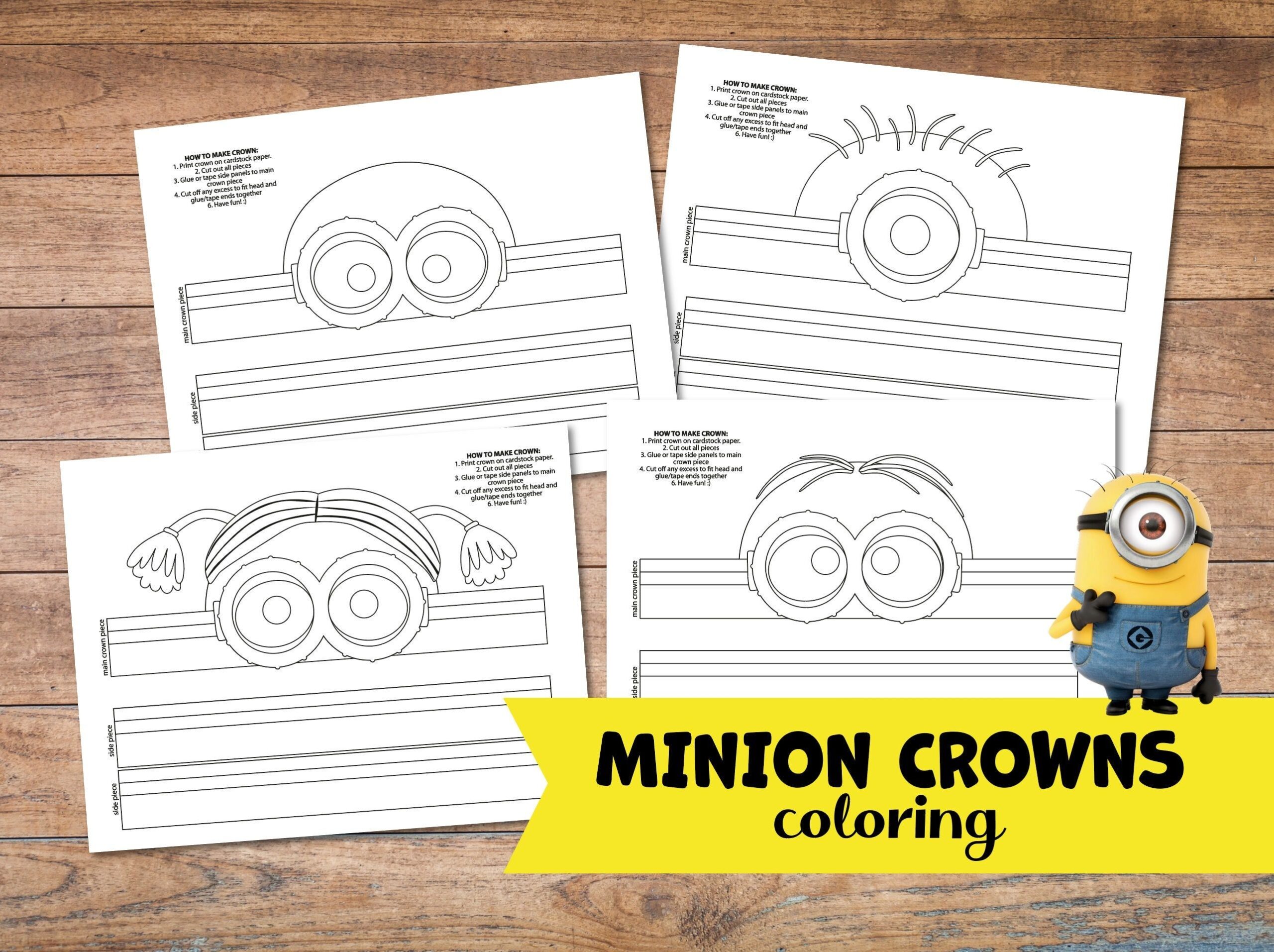 printable minion craft