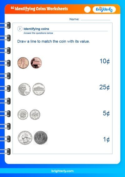 Money Worksheets Identify The Coins Worksheet Made By Teachers 