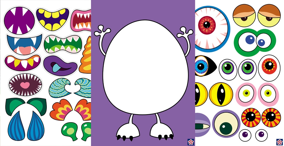 Monster Craft Template TeachersMag