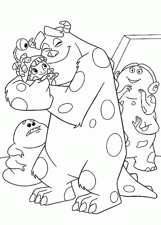 Monsters Inc Coloring Pages Best Coloring Pages For Kids
