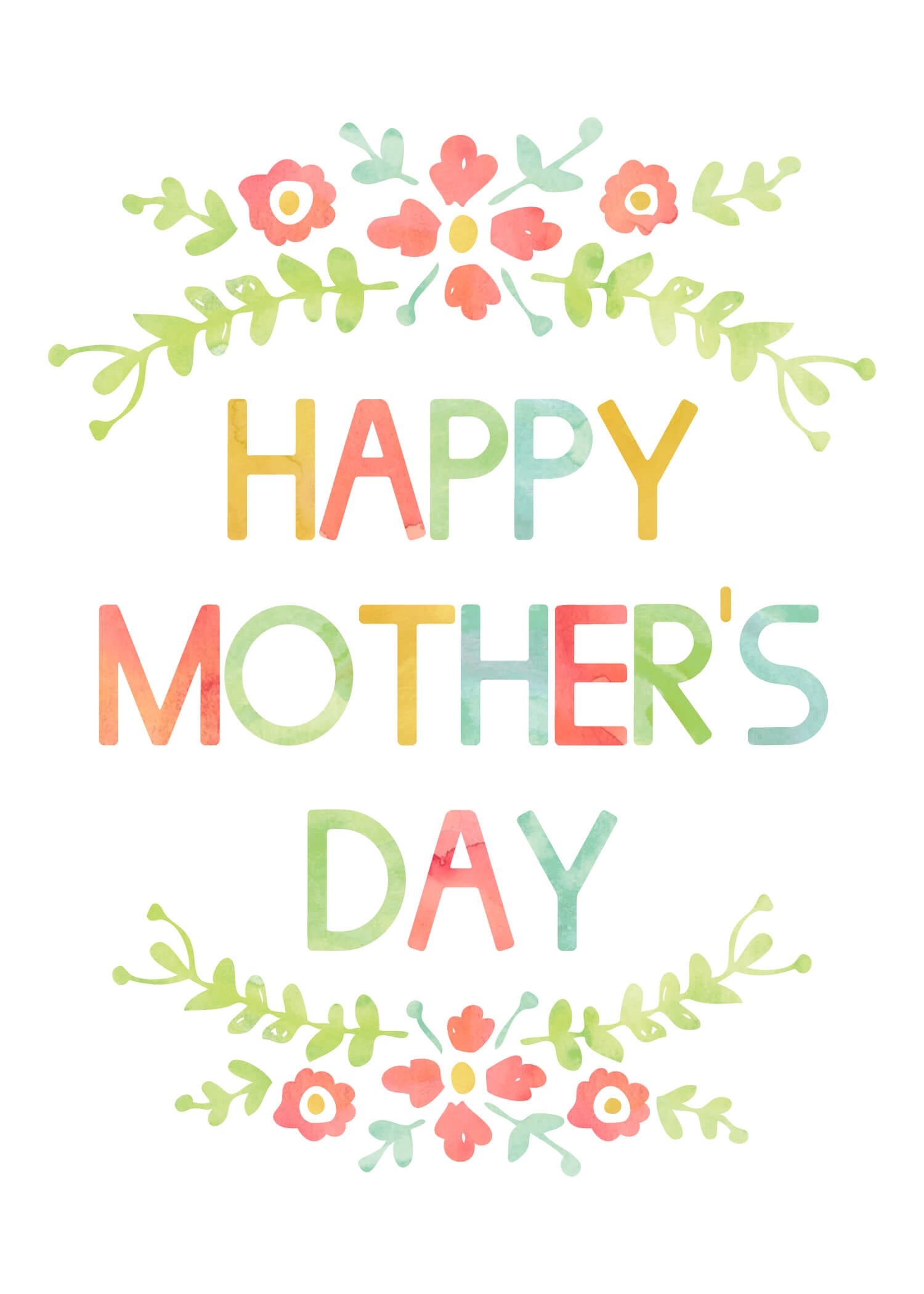 free printable mother's day card templates