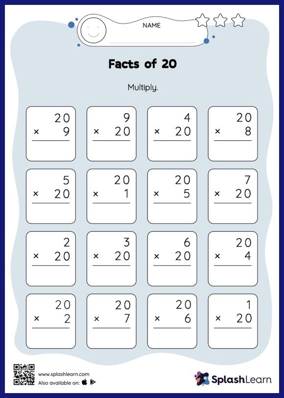 Multiplication Facts Worksheets And Exercise EngWorksheets
