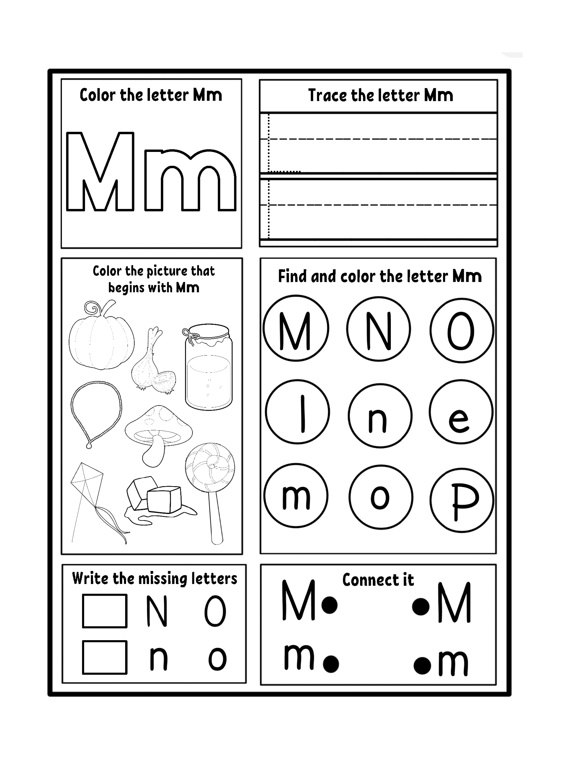 letter worksheet
