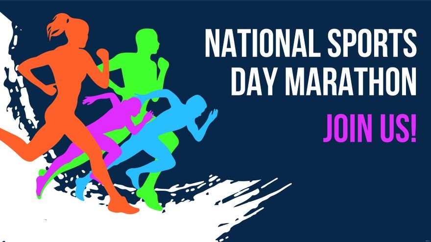 National Sports Day Invitation Background In Illustrator PSD PDF SVG 