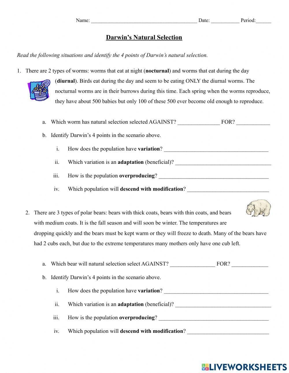 Natural Selection Word Mat Lehrer Gemacht Twinkl Worksheets Library