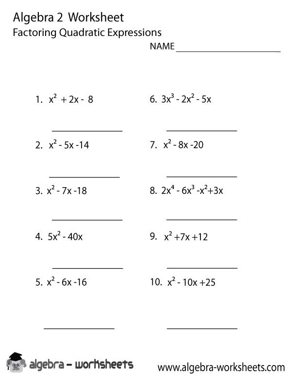 Nature Of Roots Of Quadratic Equation Worksheet Pdf