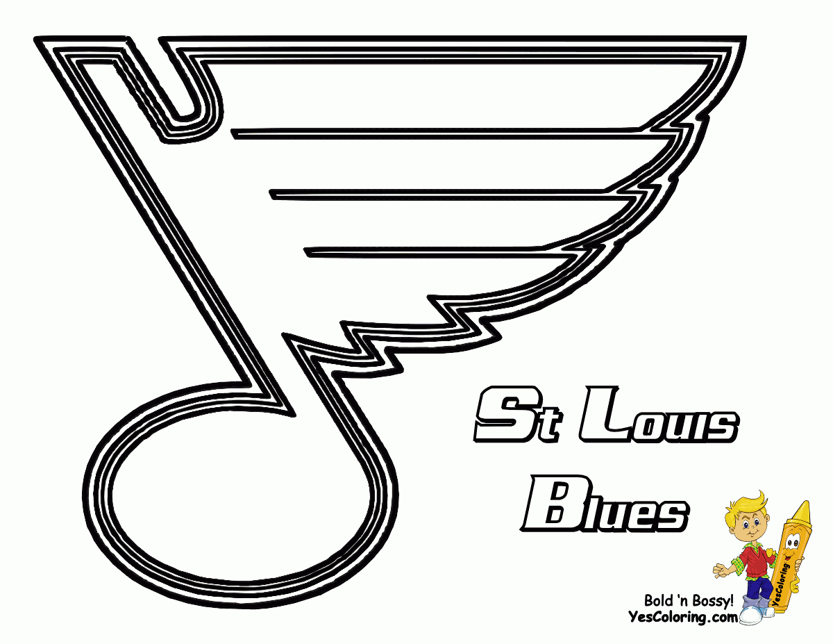 NHL Hockey Coloring Pages Coloring Home