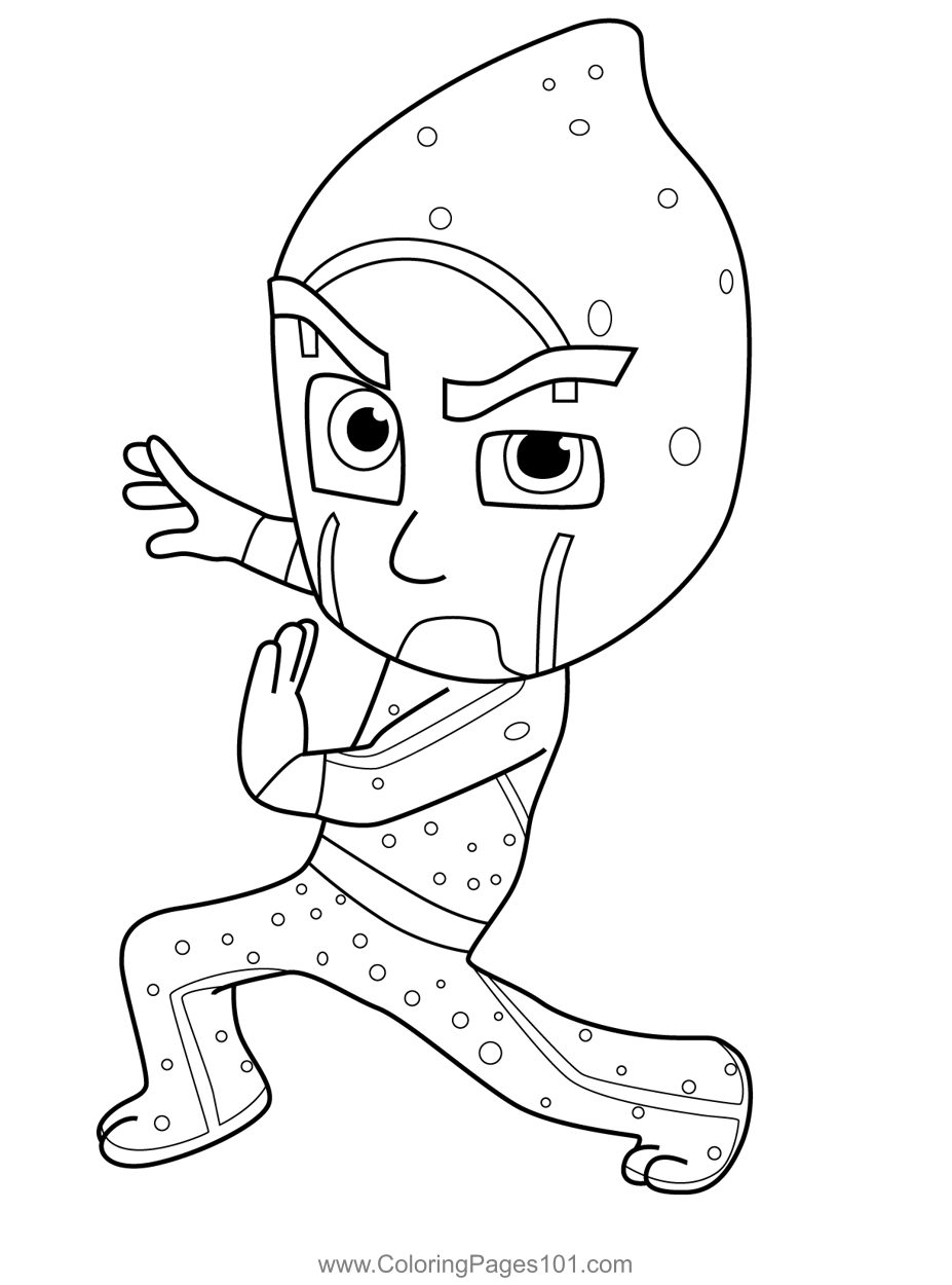 Night Ninja PJ Masks Coloring Page For Kids Free PJ Masks Printable 