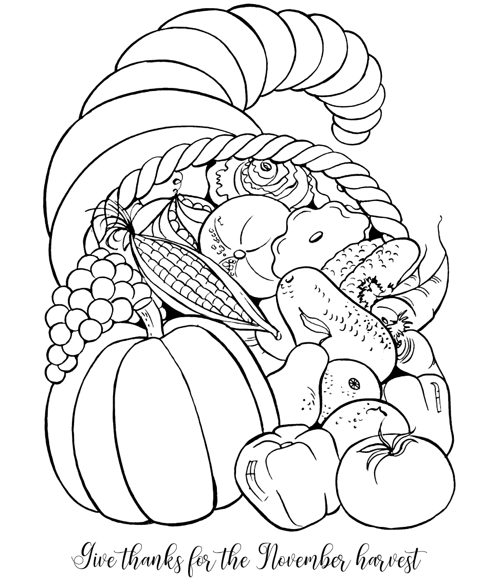 November Coloring Pages