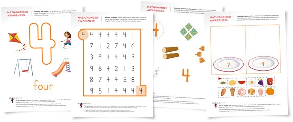 Number 4 Worksheets Free Worksheets Samples