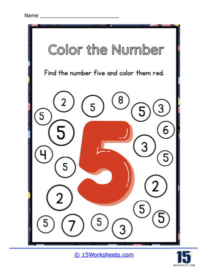 Number 5 Worksheets 15 Worksheets Worksheets Library