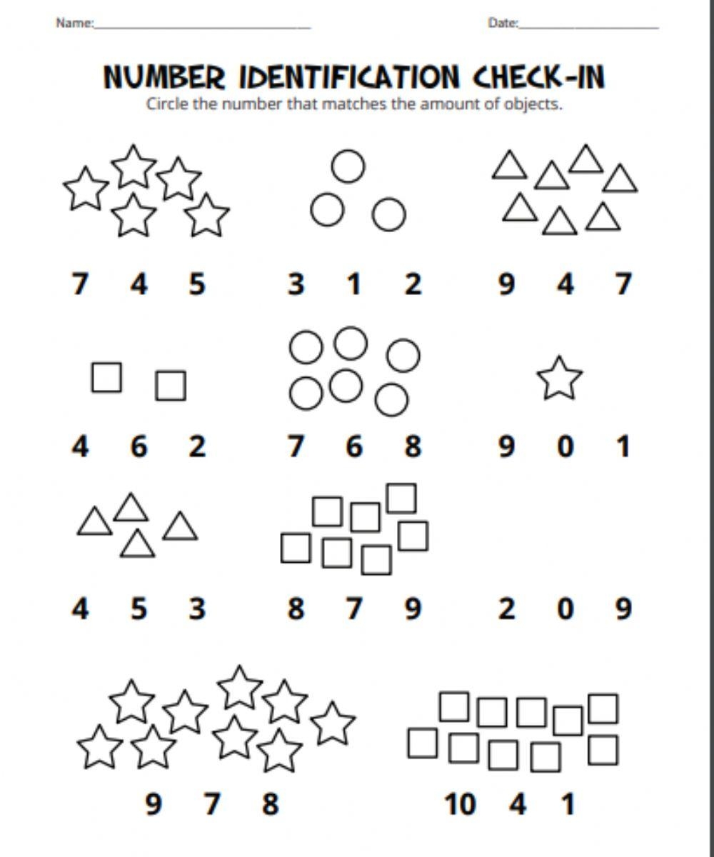 Number Recognition Archives Lookbook Education Worksheets Library