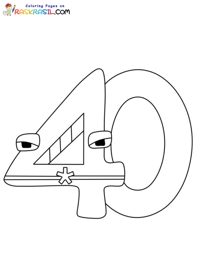 Numbers Coloring Pages
