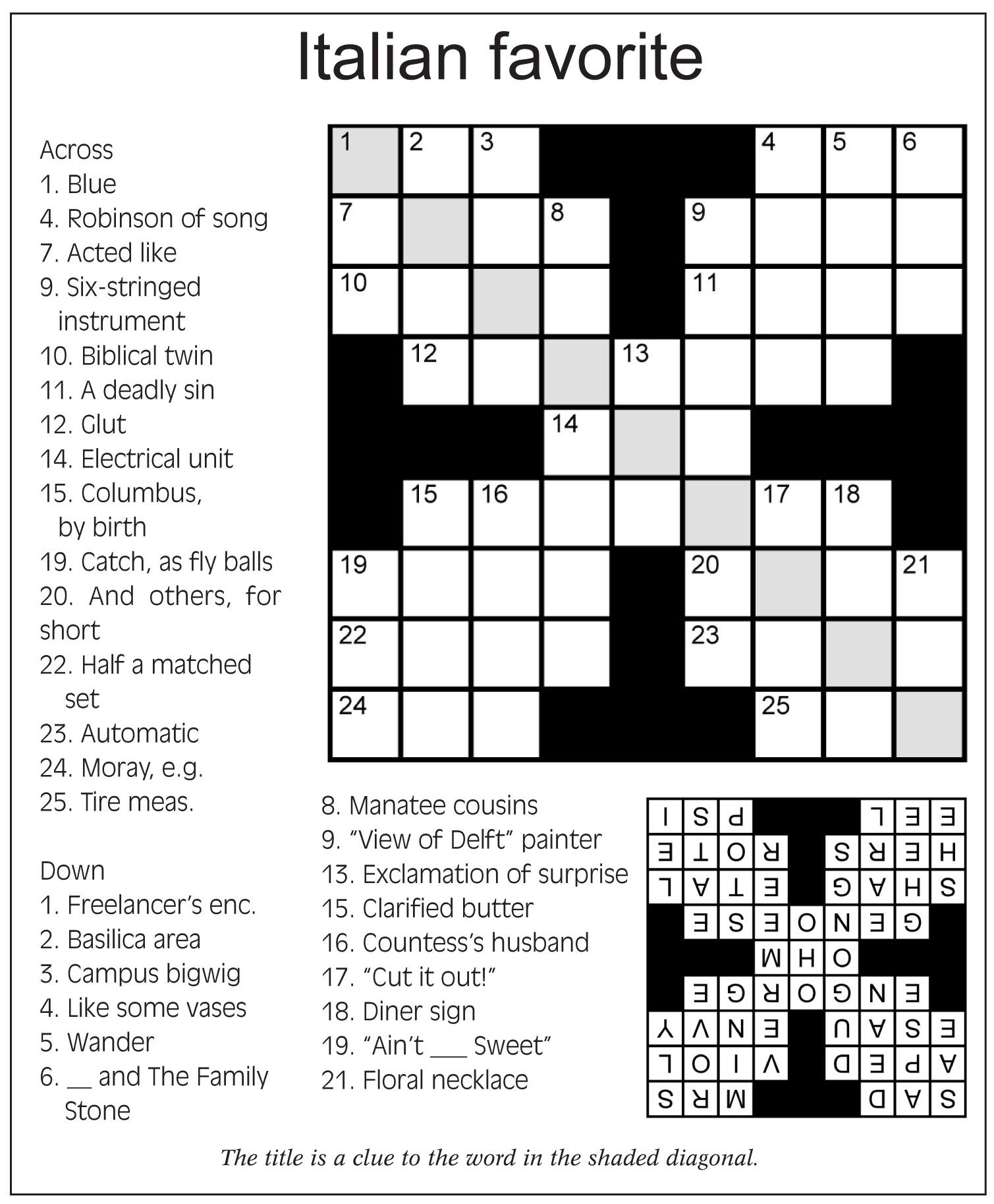 october crossword puzzle printable