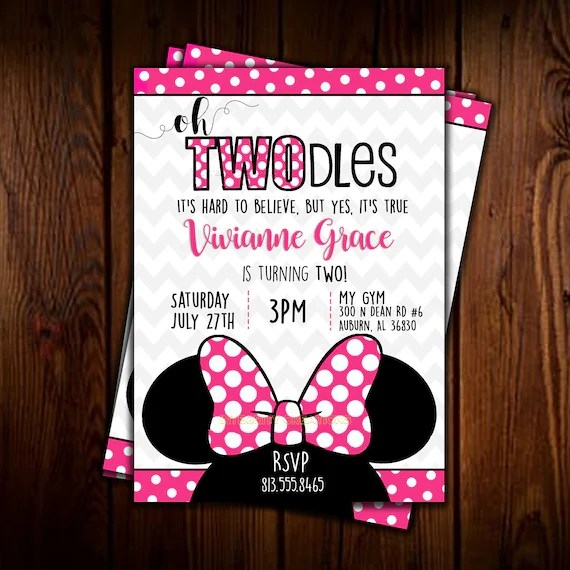 Oh Twodles Invitation Template Free Invitationpiper78