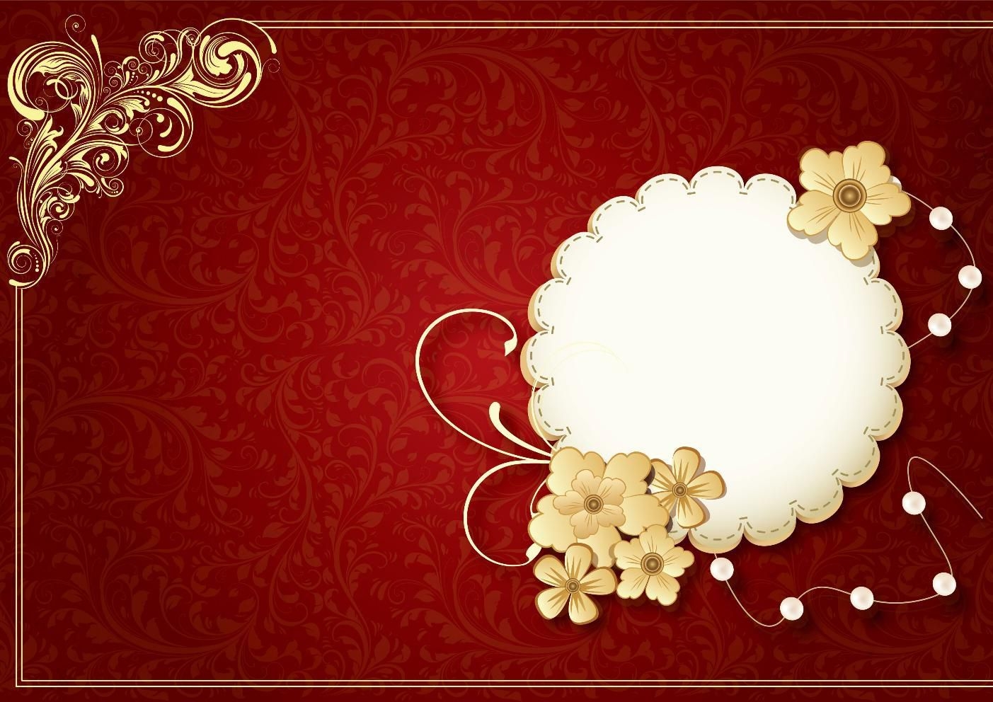 Online Marriage Card Making Card Template