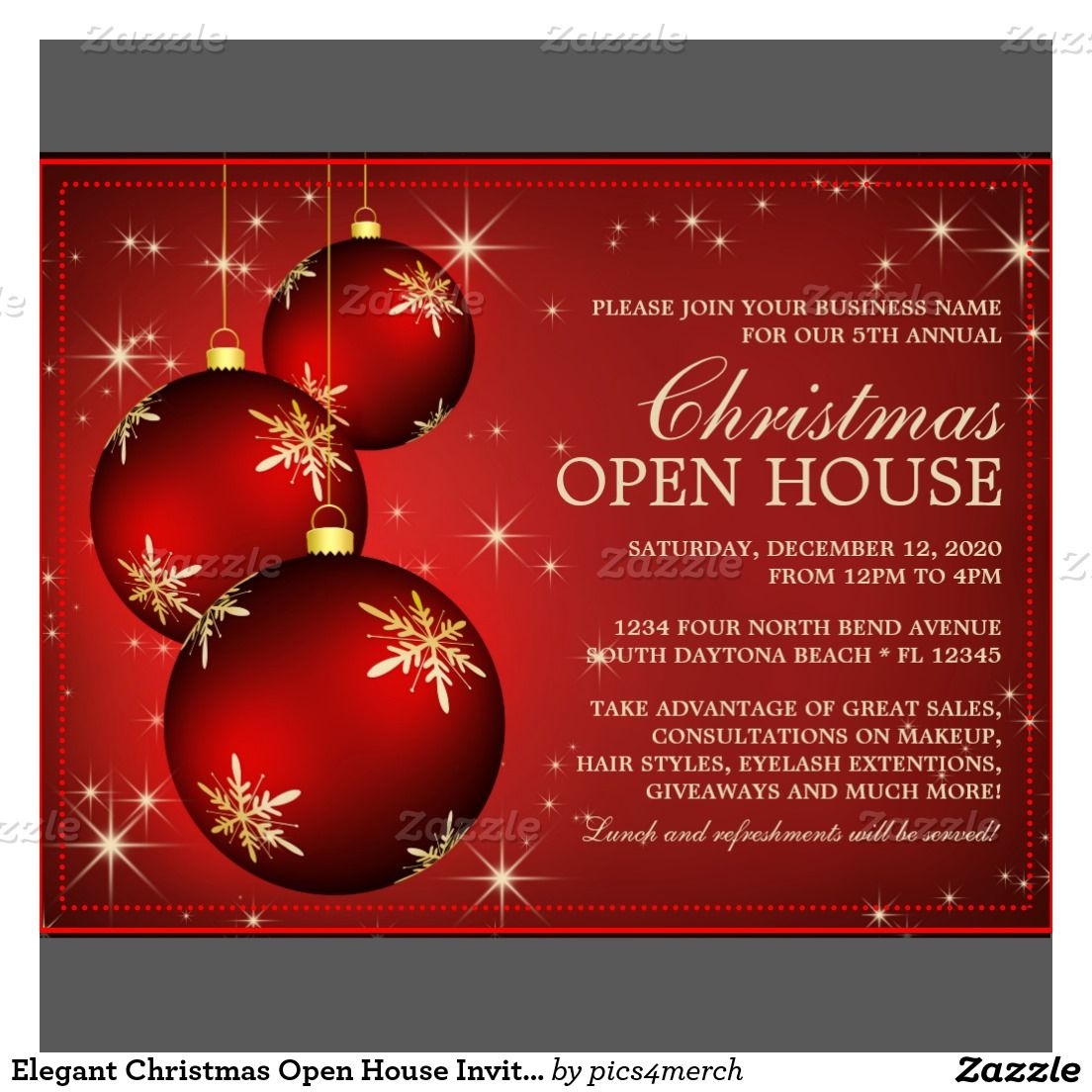 Open House Invitations Templates