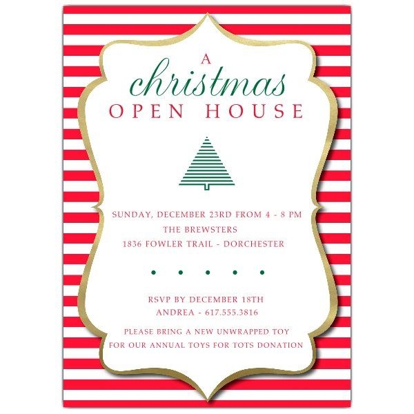 open house invitations templates