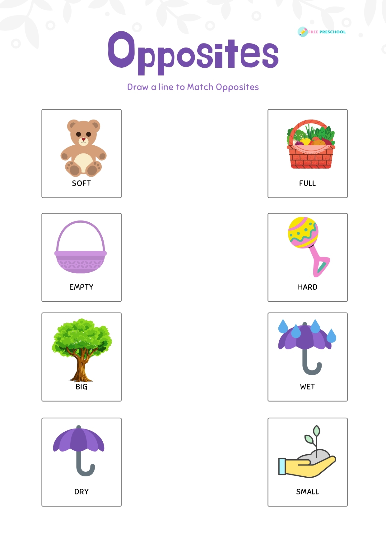 free worksheets for preschool
