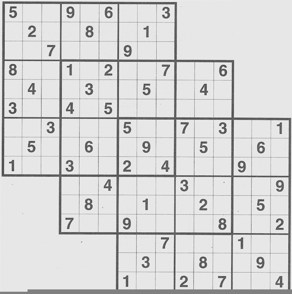 Overlapping Puzzle games Puzzle Riddles Games Printable Sudoku 