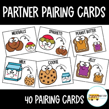 Partner Pairing Cards Food Partner Pairing Cards Collaborative