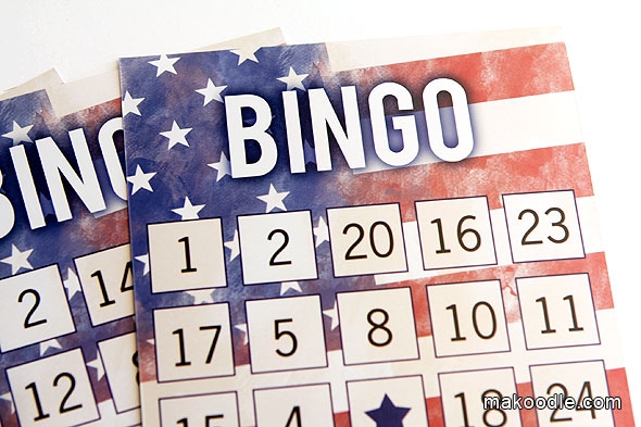 free printable patriotic bingo cards