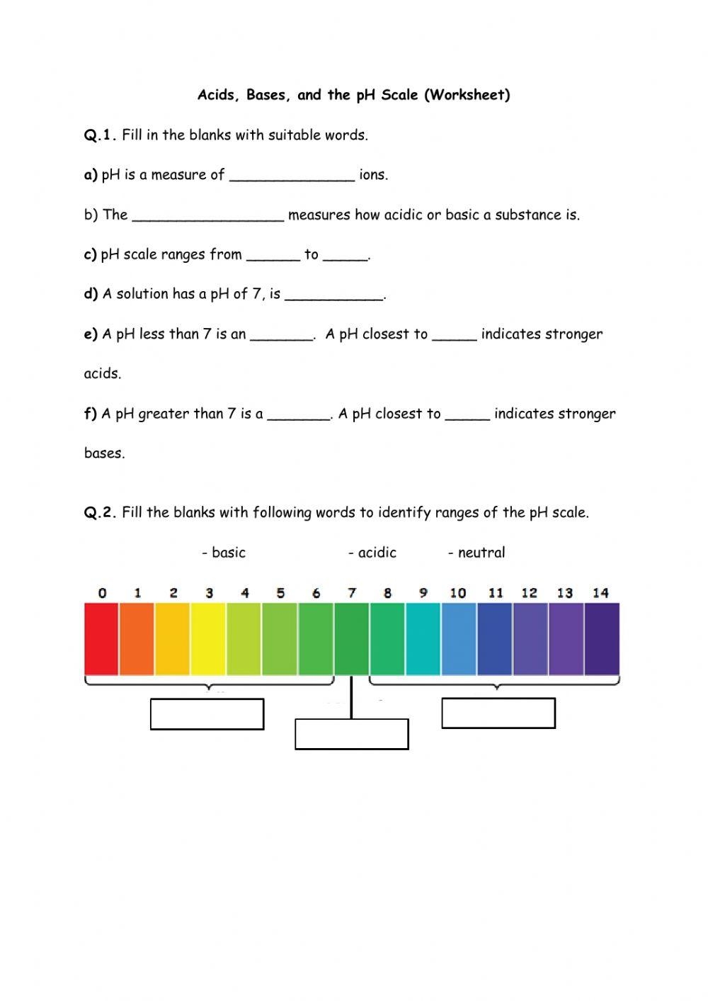 ph worksheet