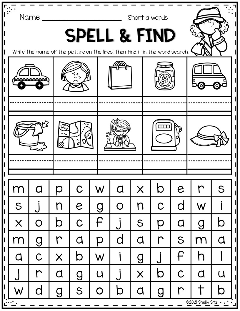 phonics worksheets for first graders