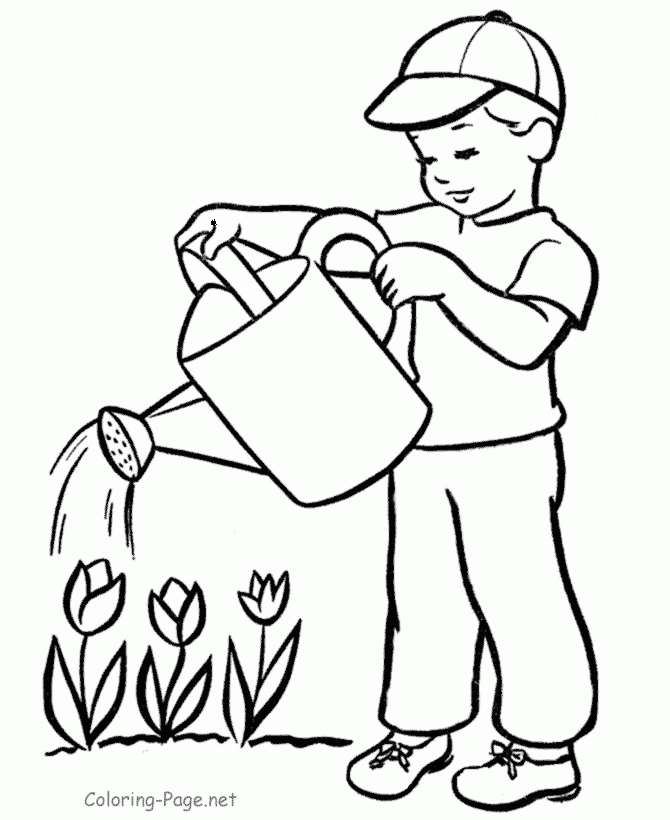 Plant Coloring Pages Coloring Home
