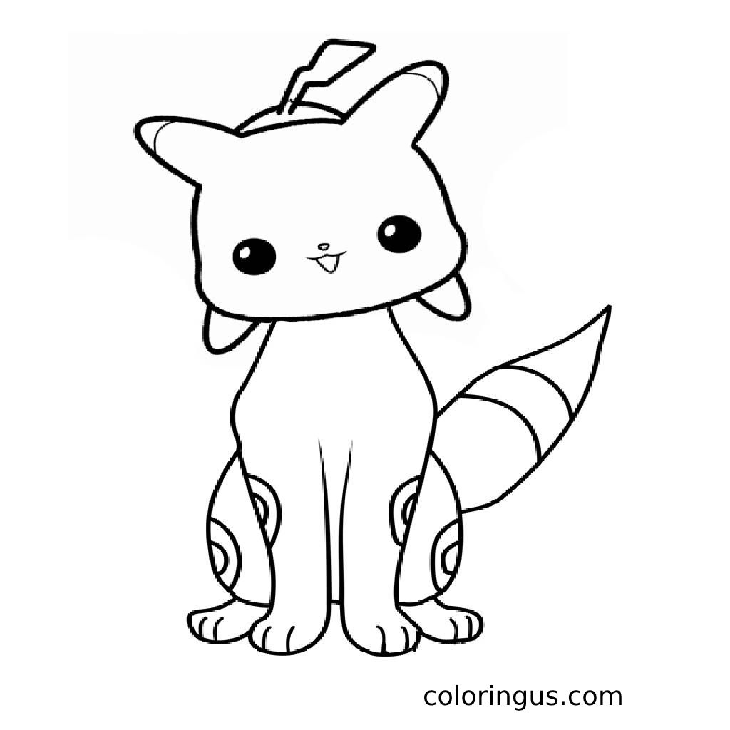 Cute Pokemon Coloring Pages