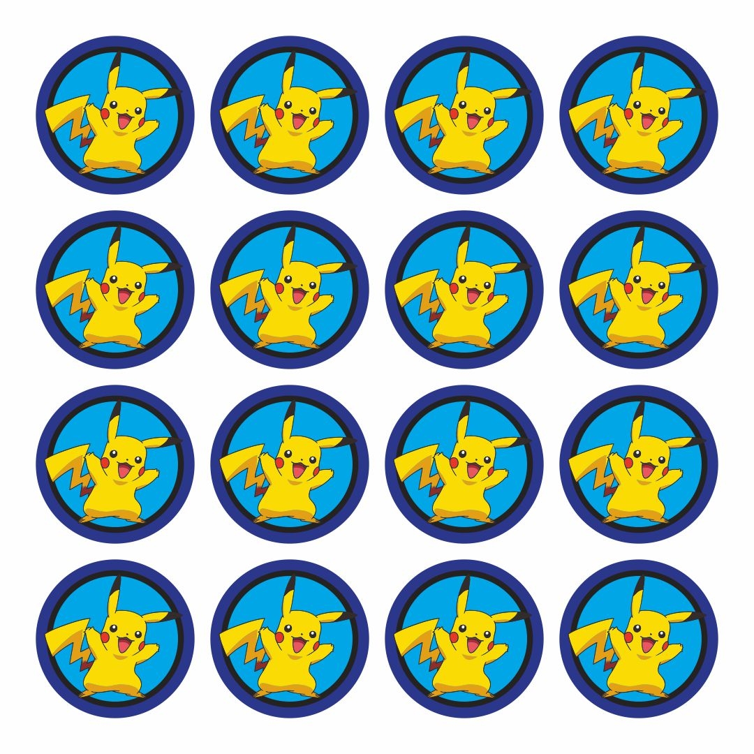 Pokemon Cupcake Toppers 10 Free PDF Printables Printablee