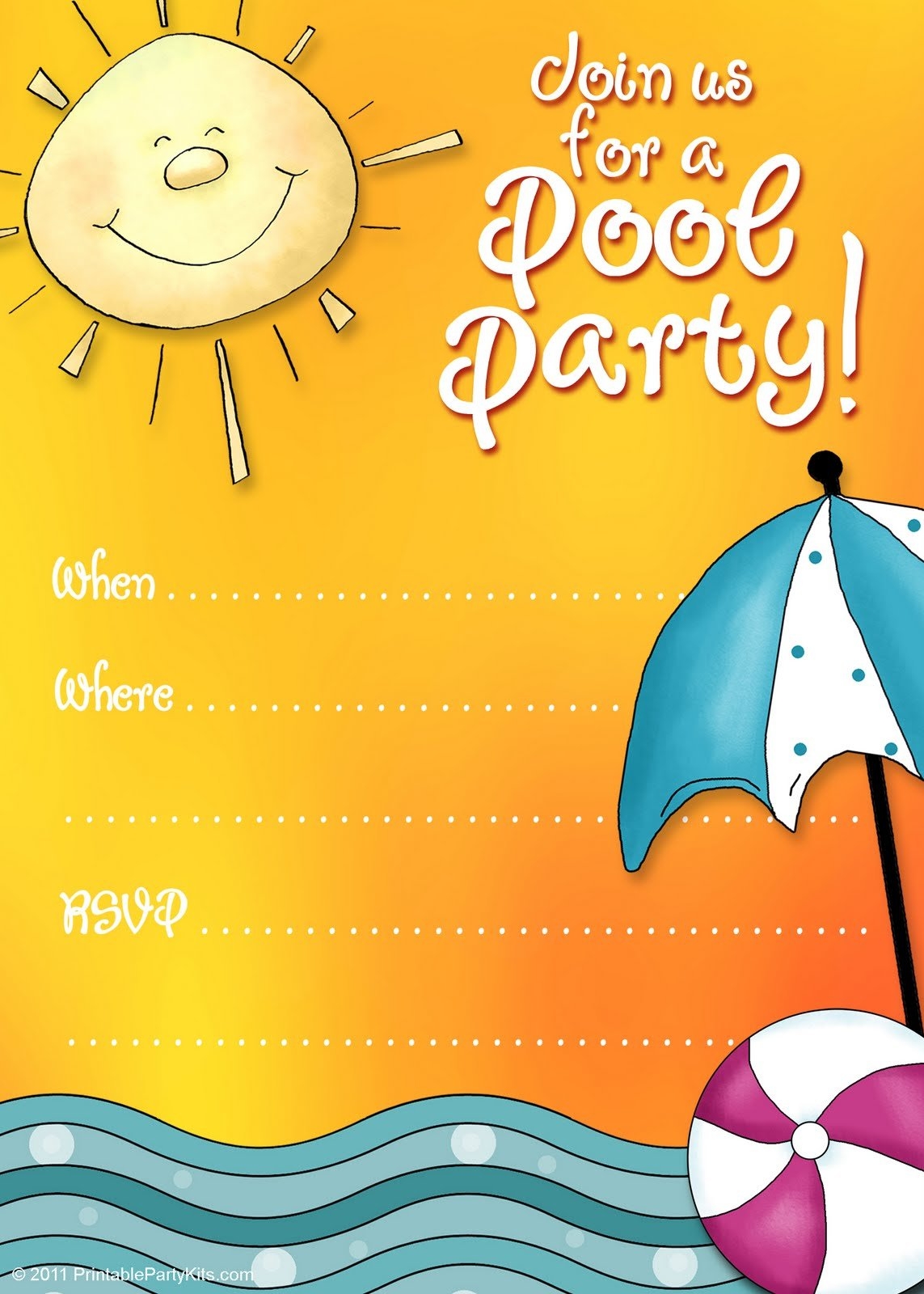 party invitations templates free