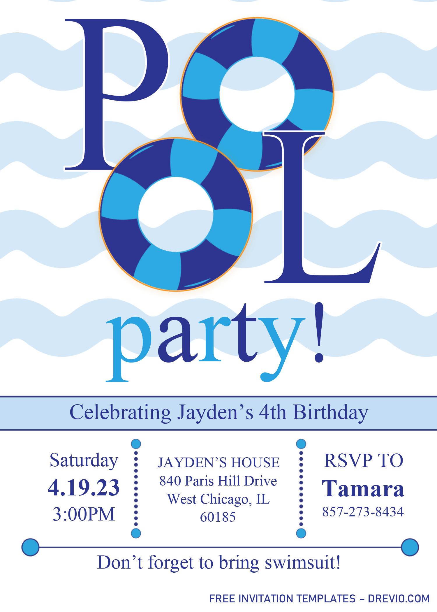 free party invitation templates
