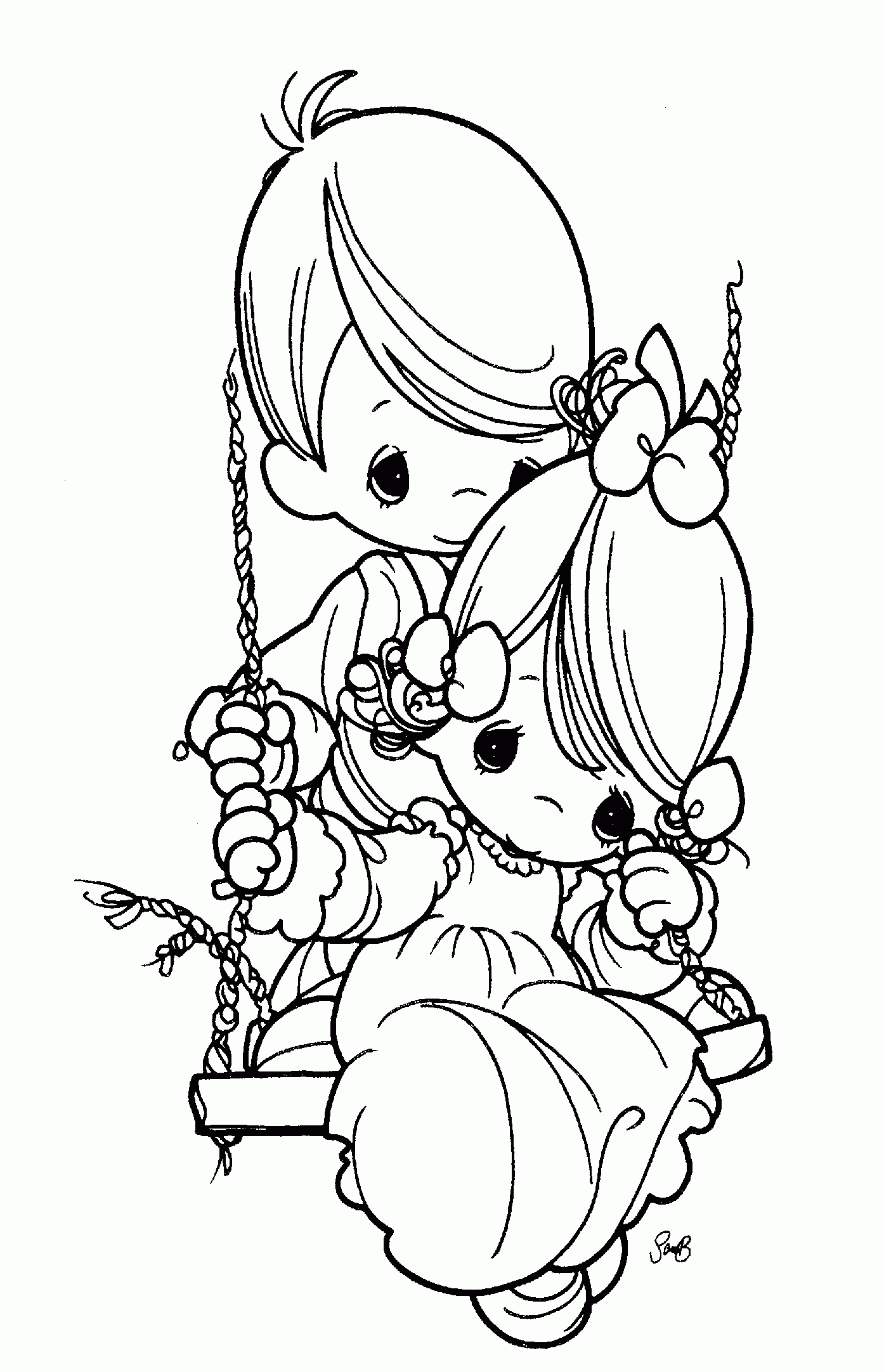 Precious Moments Christian Coloring Pages Coloring Home