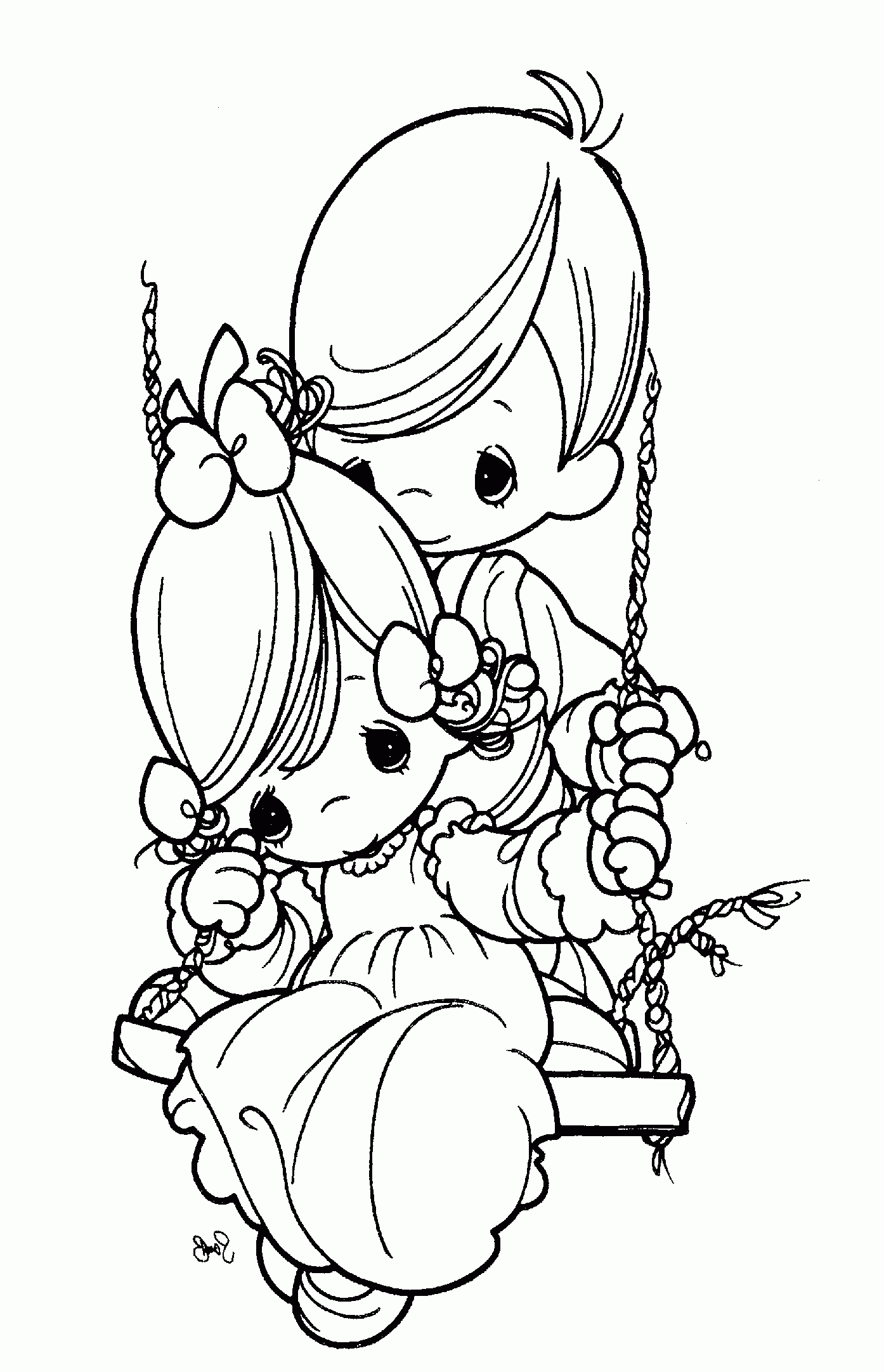 Precious Moments Coloring Pages