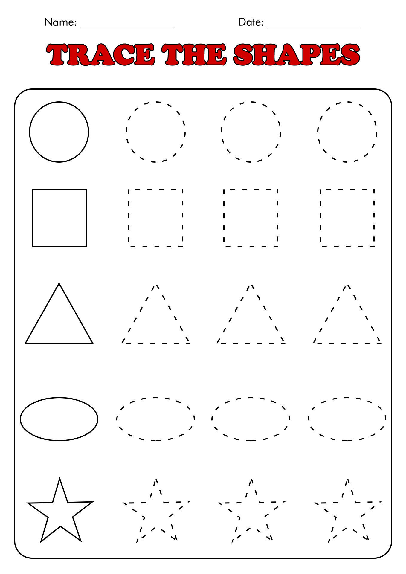 prek worksheets free