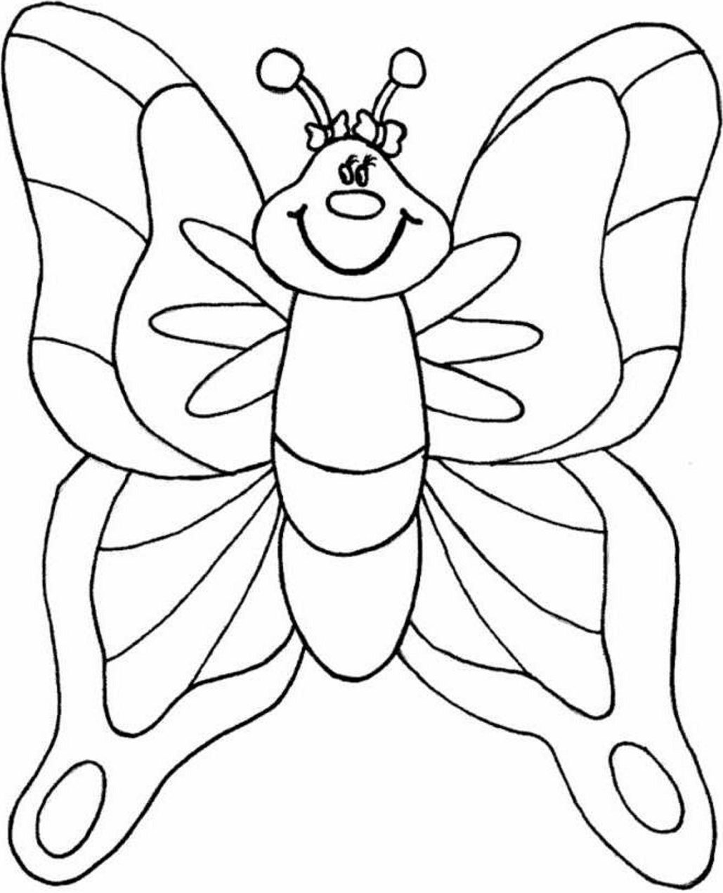 free butterfly printable coloring pages