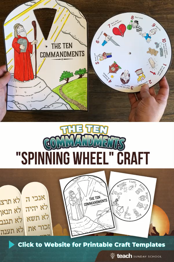 Printable 10 Commandments Craft Printable Word Searches
