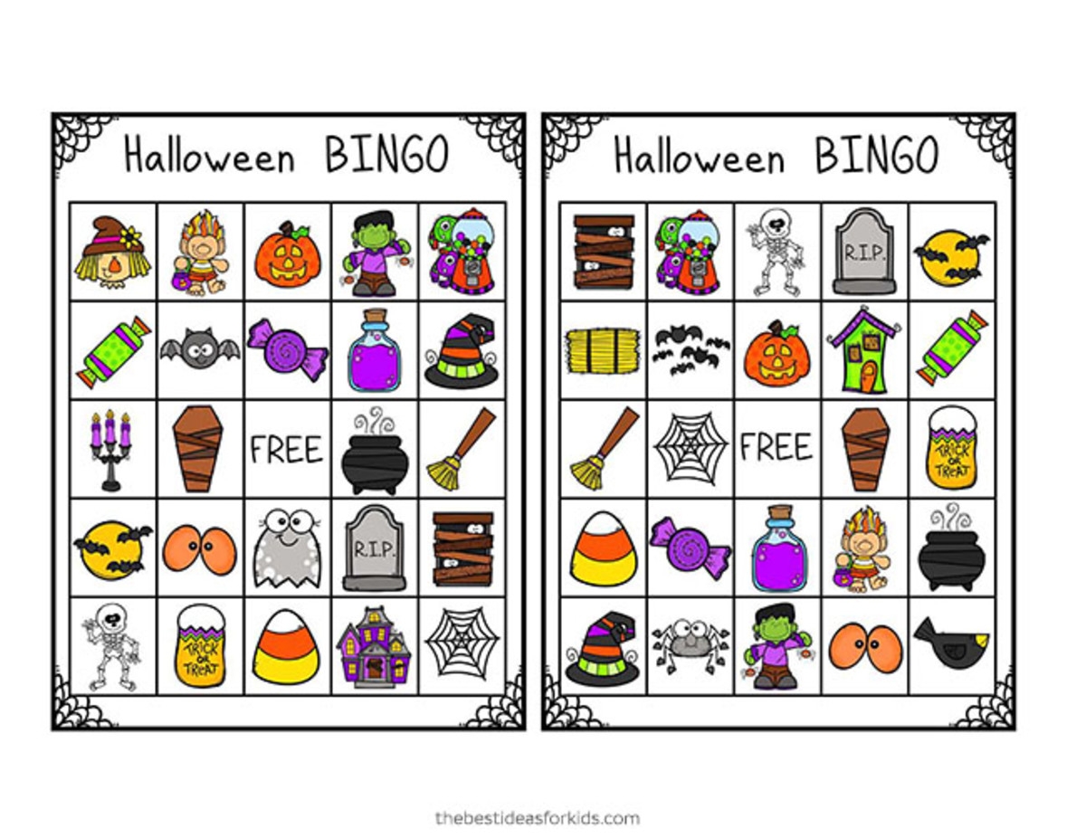 free printable halloween bingo cards for 30 players pdf