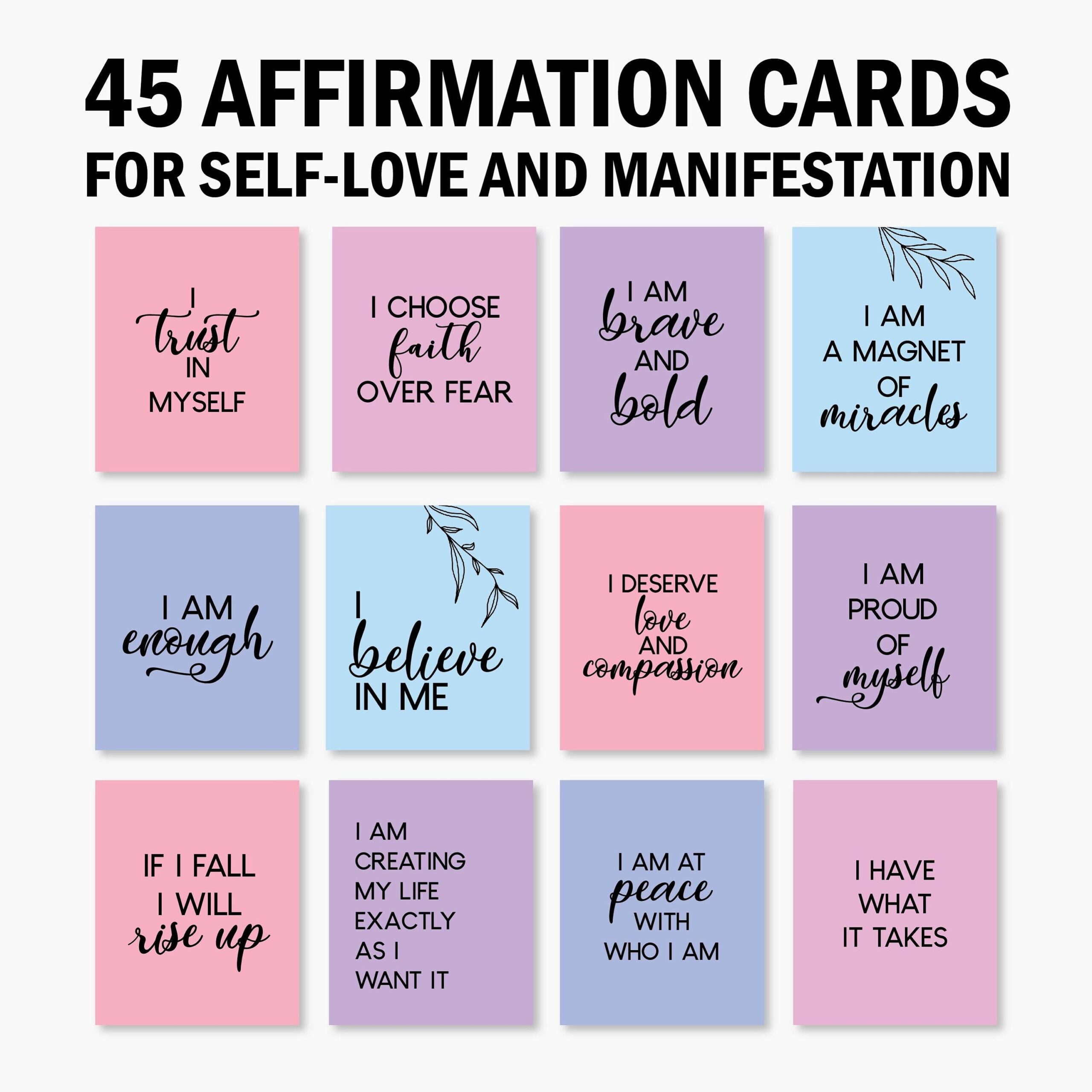 Printable Affirmation Cards Vision Board Printables V Vrogue co