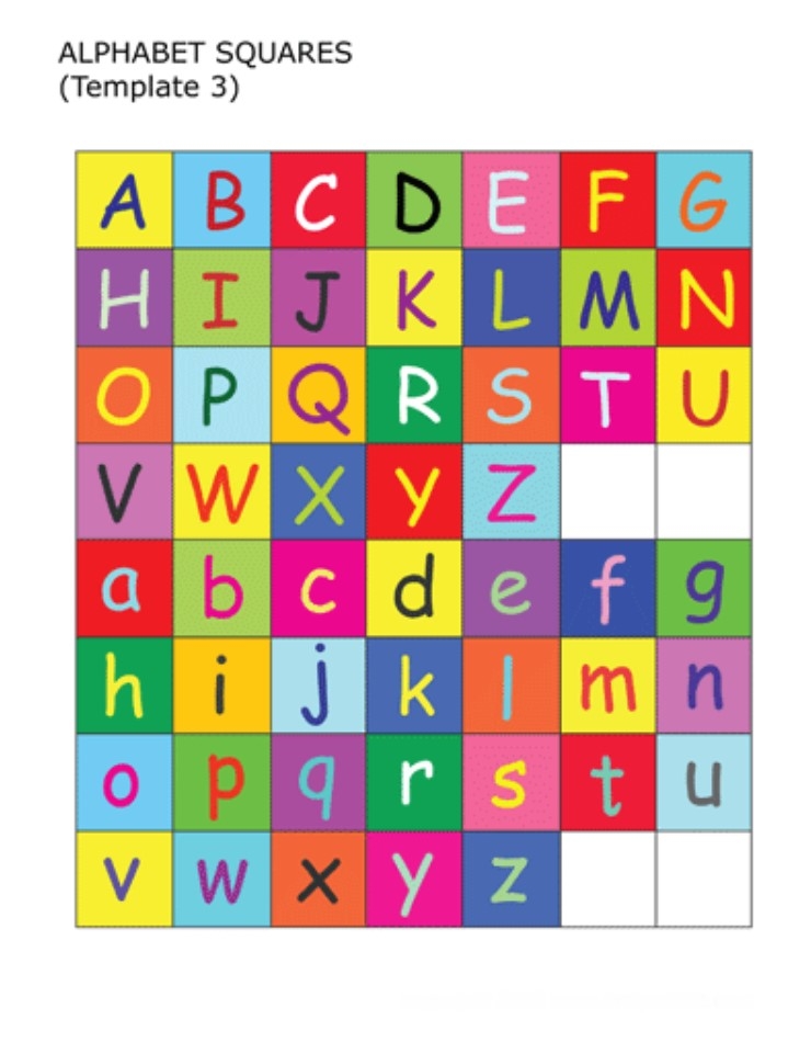 printable craft letters