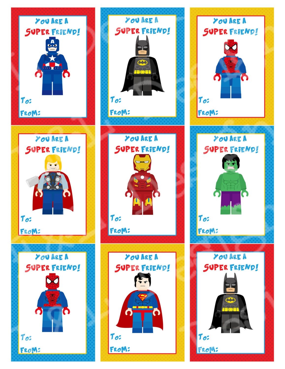 free printable valentines cards for boys