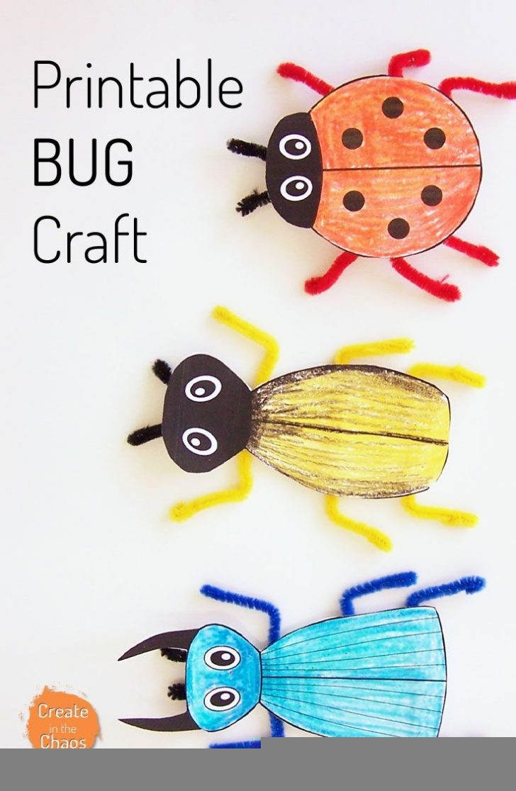 printable insect craft