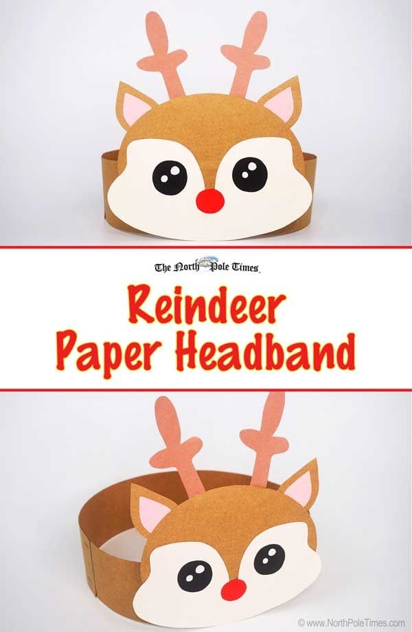 Printable Christmas Headband Craft Printable New Year Banners