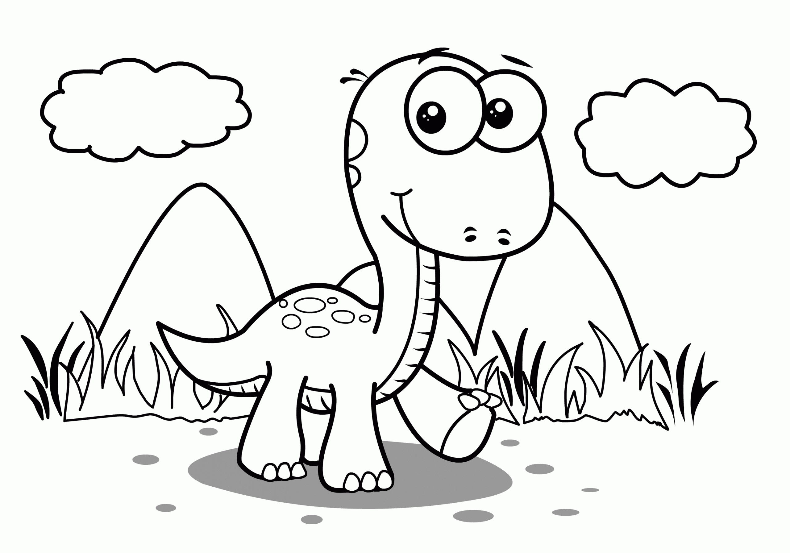free printable dinosaur coloring pages pdf