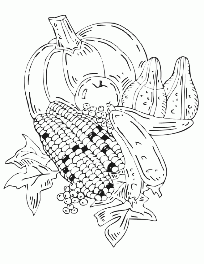 Printable Coloring Pages Fall Theme Coloring Pages